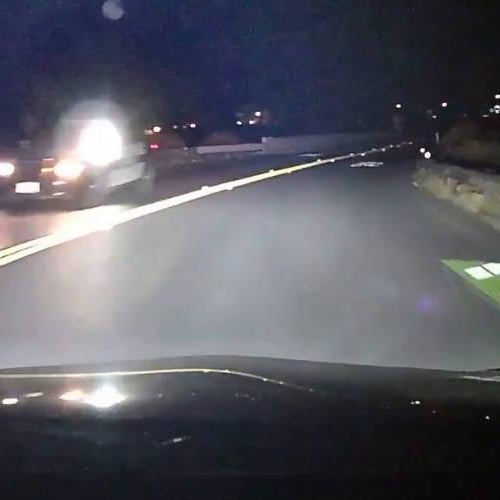 Caught on a Dash Cam: Police Blinds Civilian with Dangerous High Beams - - BlackboxMyCar Canada