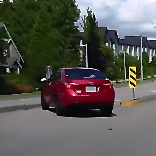 Taking a Left Turn Lane Into Oncoming Traffic
