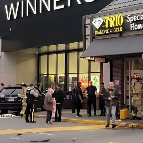 Unbelievable Dash Cam Footage shows Parked Car, sent Careening into Flower Shop - - BlackboxMyCar Canada