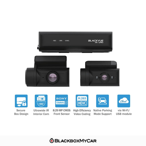 BlackVue DR970X-2CH Box IR Plus 4K UHD Cloud Dash Cam - BlackboxMyCar Canada