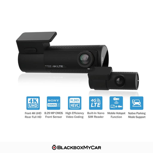 BlackVue DR970X-2CH LTE Plus 4K UHD Cloud Dash Cam - BlackboxMyCar Canada