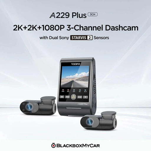 VIOFO A229 Plus 2K QHD 3-Channel Dash Cam - BlackboxMyCar Canada