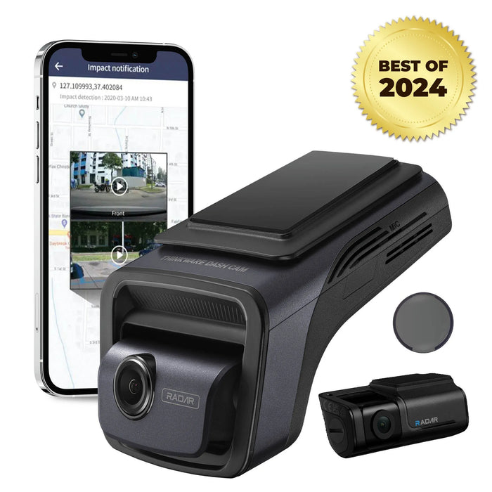 Thinkware U3000 4K UHD Dual-Channel Dash Cam - BlackboxMyCar Canada