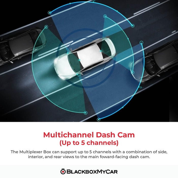 Thinkware Multiplexer - Dash Cam Accessories - {{ collection.title }} - 1080p Full HD @ 30 FPS, Dash Cam Accessories, Hardwire Install, Infrared (IR), Rear Camera, Security, South Korea - BlackboxMyCar Canada